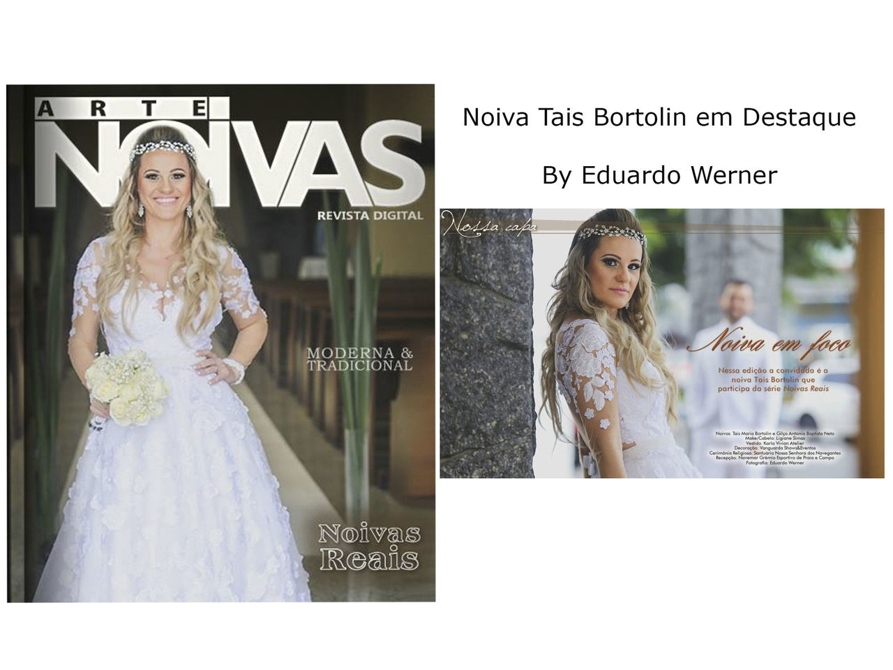 Noiva Capa de Revista Noiva Capa de Revista